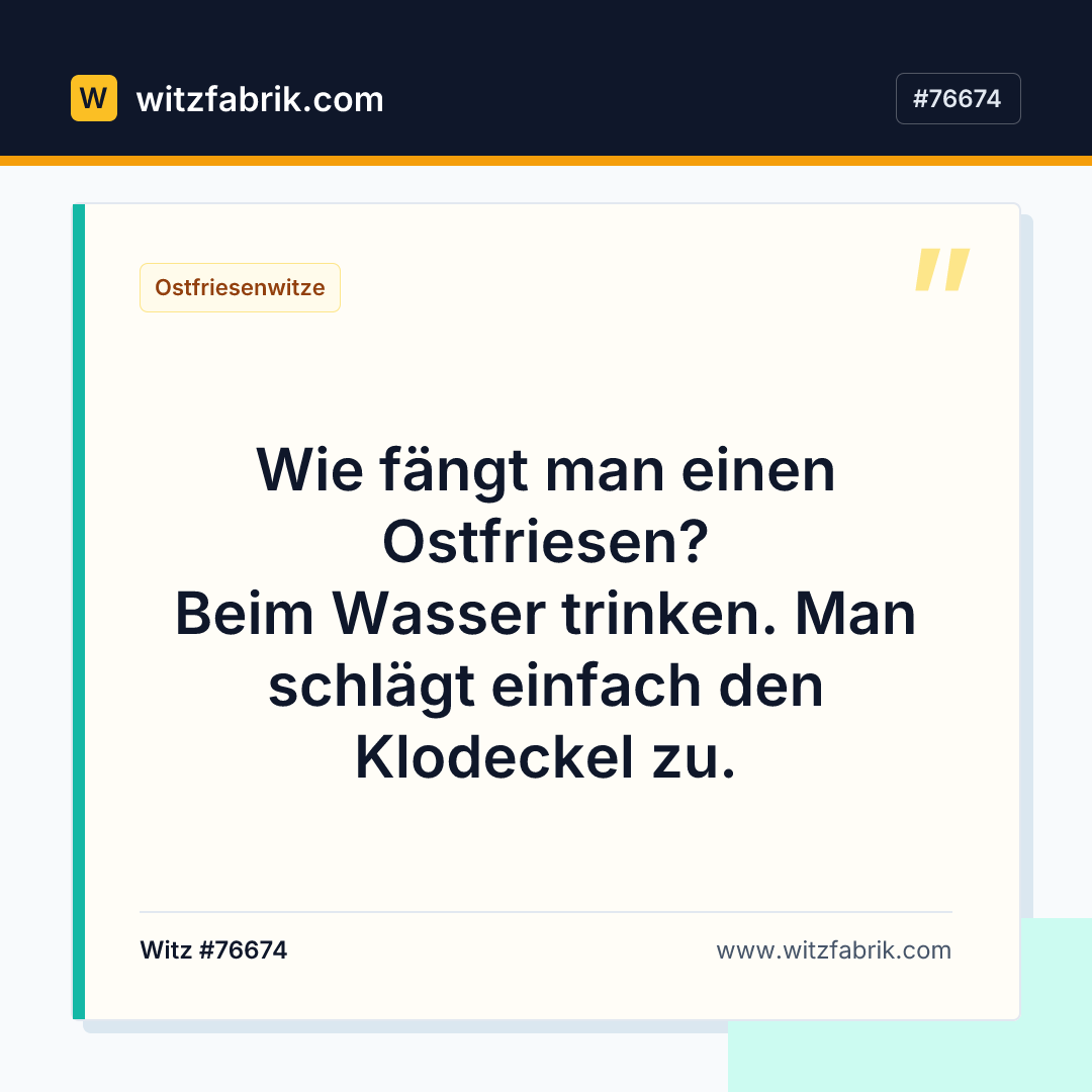 Witzfabrik-Bild zu Witz #76674