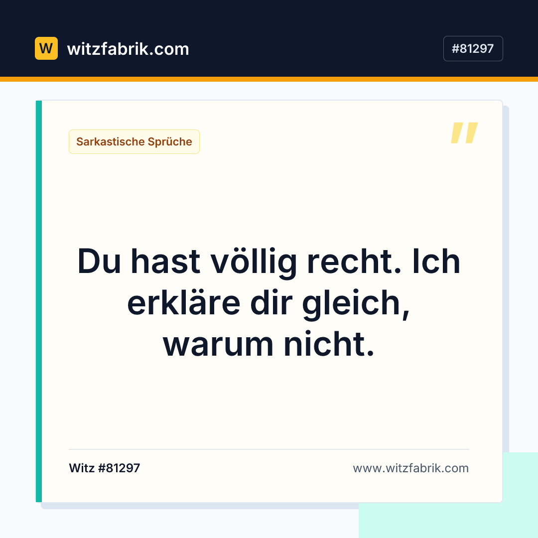 Witzfabrik-Bild zu Witz #81297