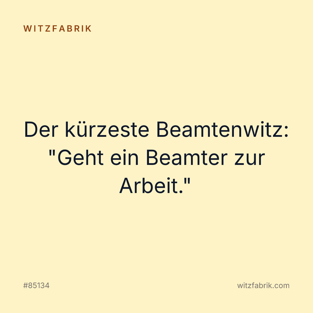 Witzfabrik-Bild zu Witz #85134