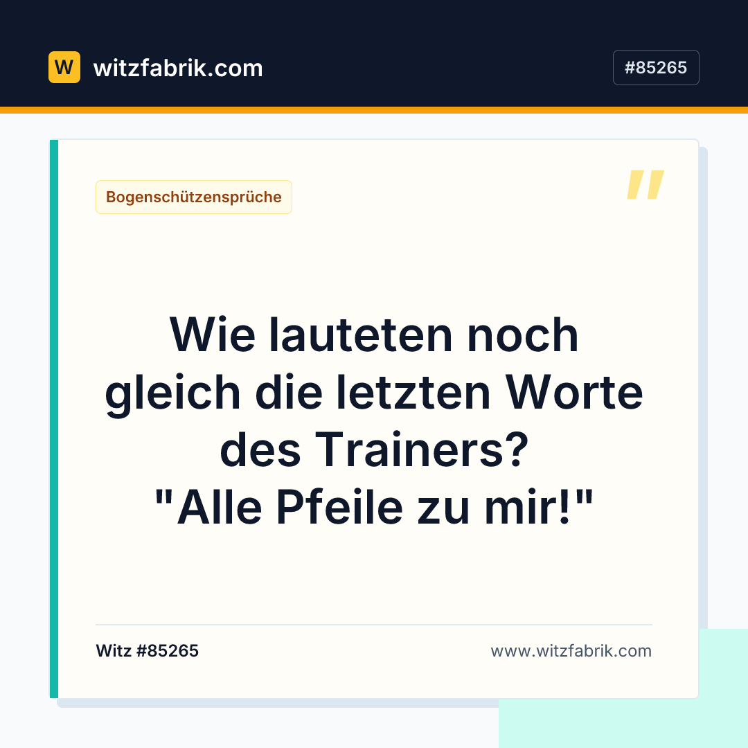 Witzfabrik-Bild zu Witz #85265