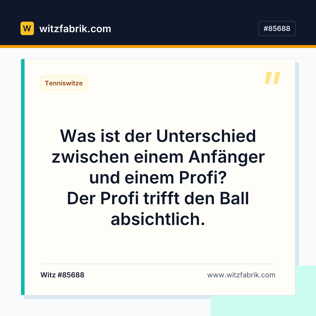 Witzfabrik-Bild zu Witz #85688