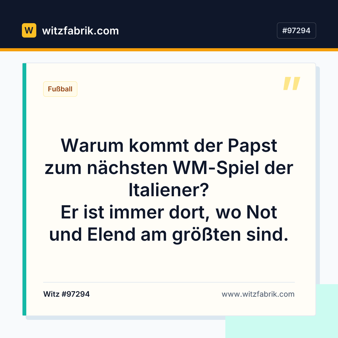 Witzfabrik-Bild zu Witz #97294