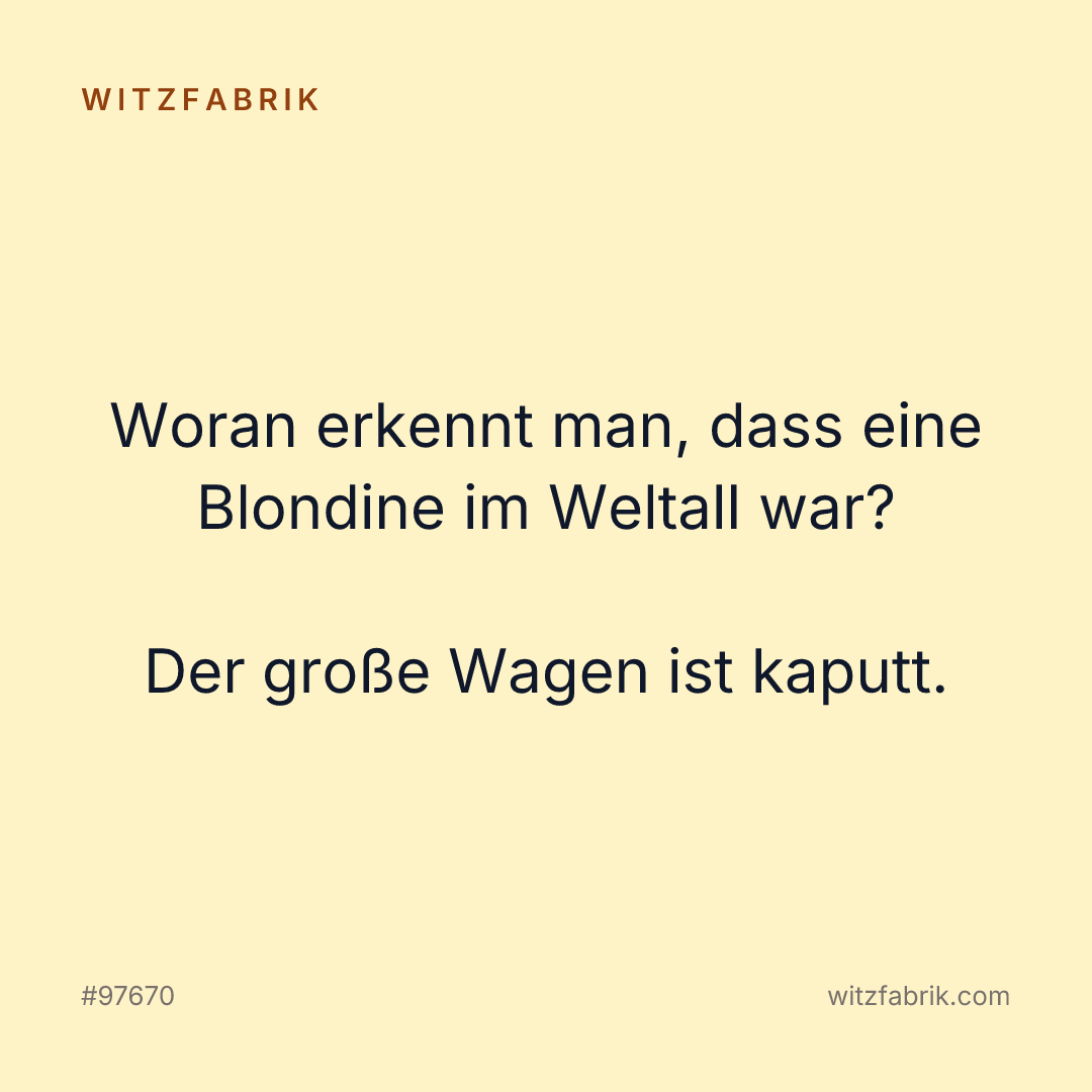 Witzfabrik-Bild zu Witz #97670